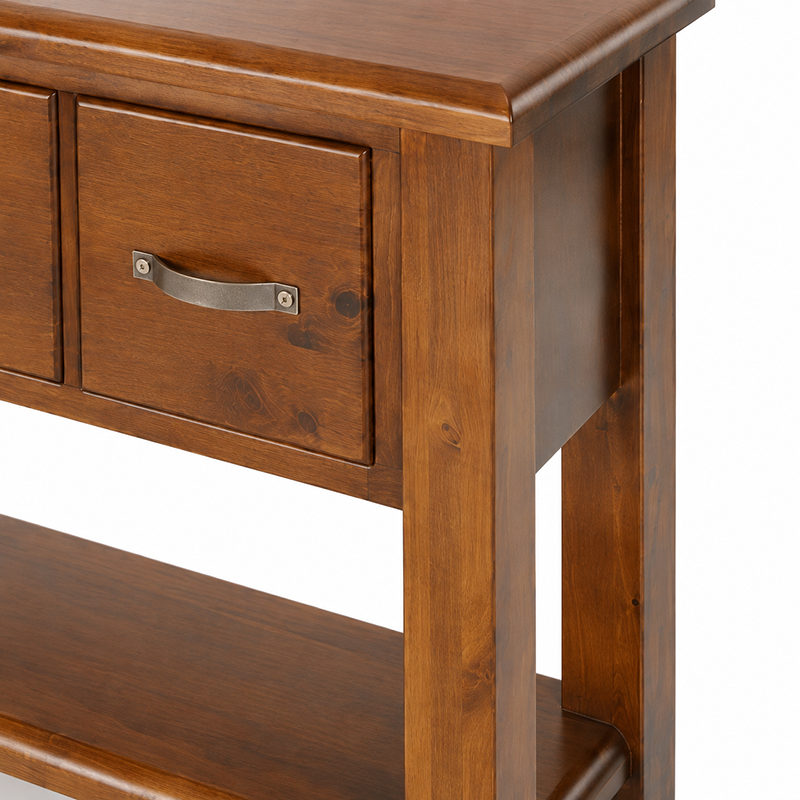 Felton 4 Drawer Hall Table (Walnut) 1370mm