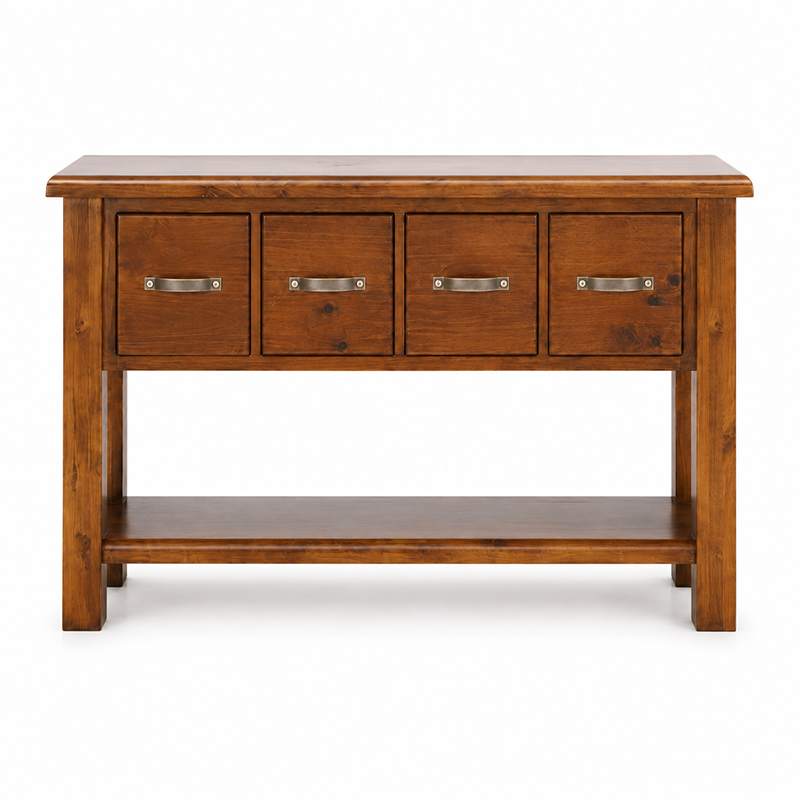 Felton 4 Drawer Hall Table (Walnut) 1370mm