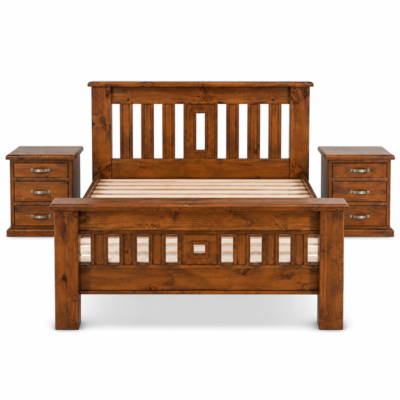 Felton Bed Frame Queen/King/Super King (Walnut)