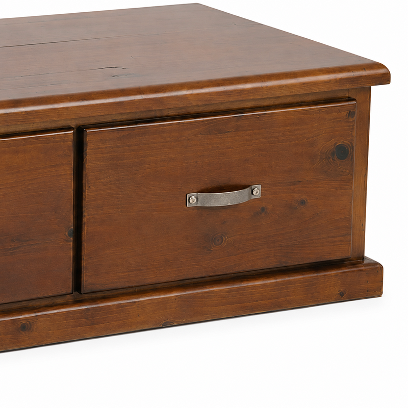 Felton 2 Drawer Coffee Table (Walnut) 1270mm