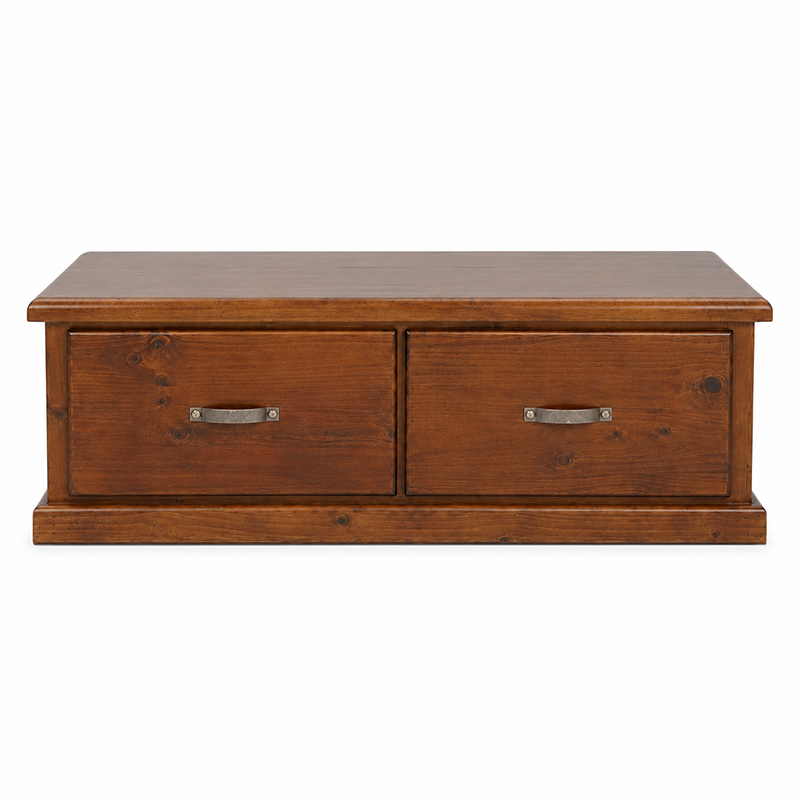 Felton 2 Drawer Coffee Table (Walnut) 1270mm