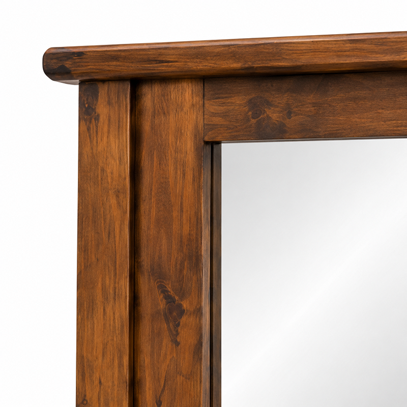 Felton 7 Drawer Dresser with Mirror (Walnut)