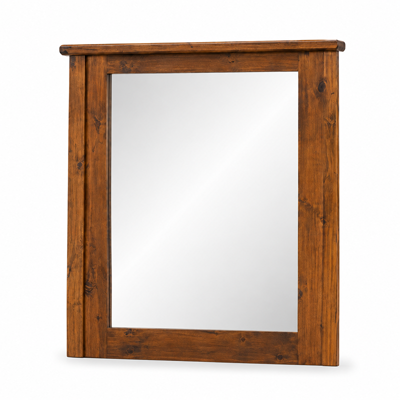 Felton 7 Drawer Dresser with Mirror (Walnut)