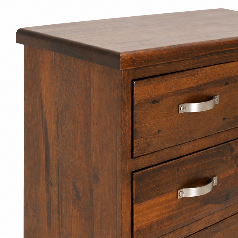 Felton 6 Drawer Tallboy (Walnut) 1050mm