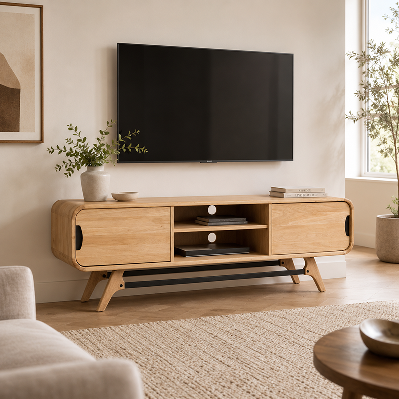 Flow TV Unit (Oak)