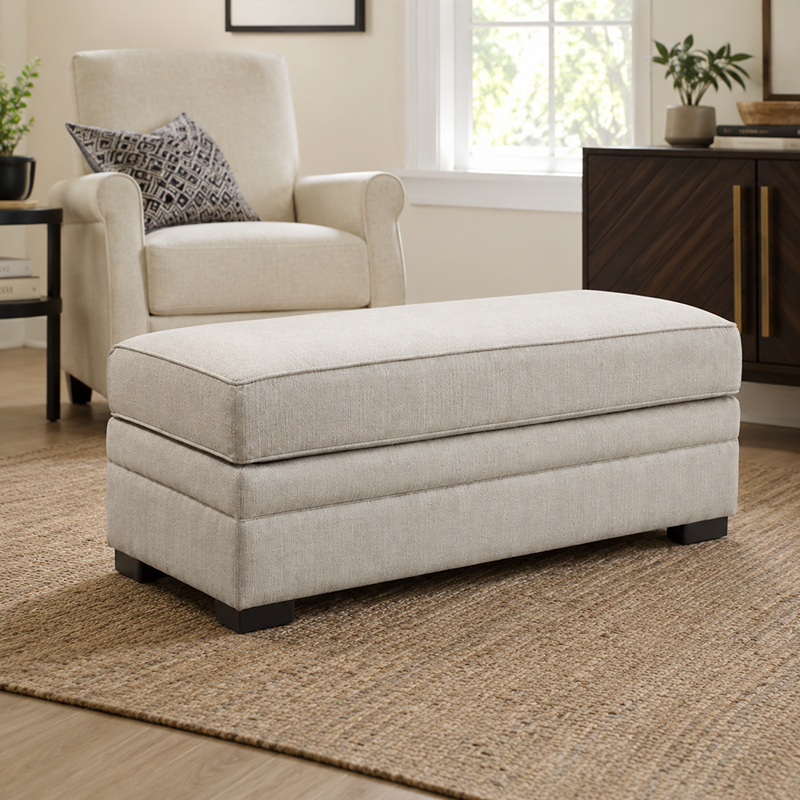 George Fabric Ottoman