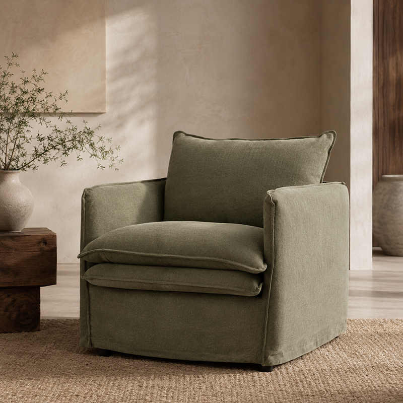 Hamilton Armchair Slipcover Sofa