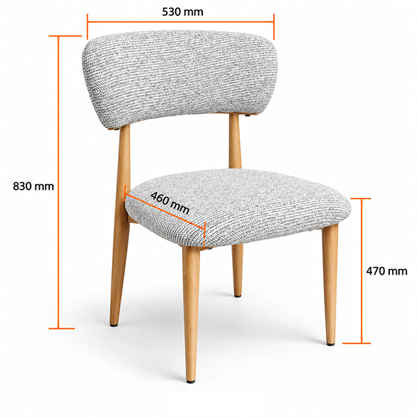 Hopewell Fabric Dining Chairs - Set of 2 or 4