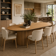 Hopewell Oval Dining Table 2100mm