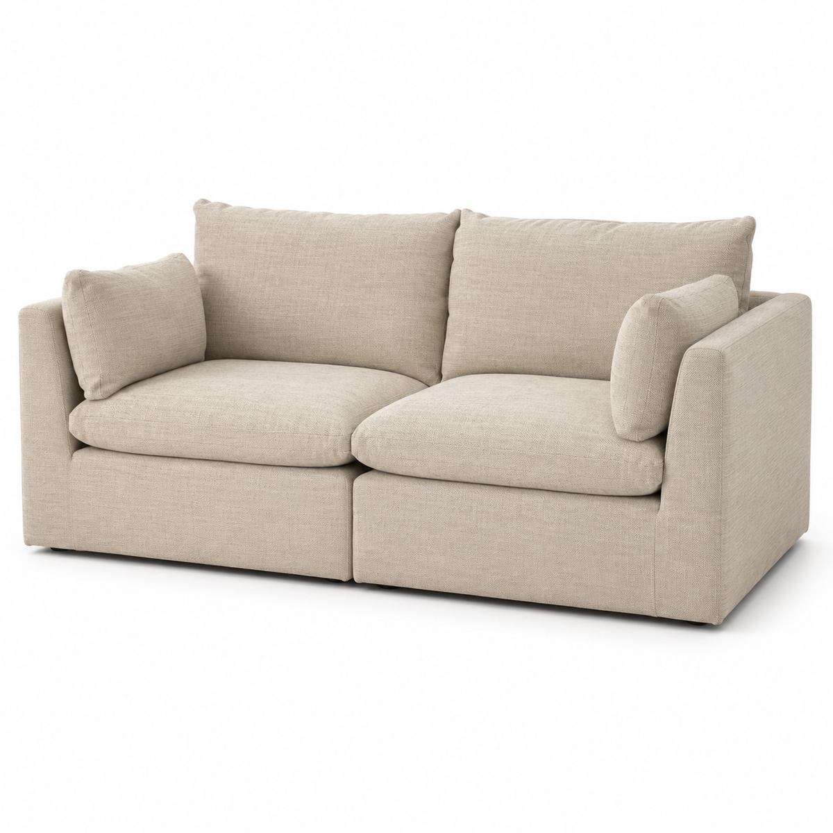Hugo Flex Modular Fabric Sofa - Ivory or Grey