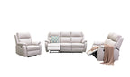 Harbour leather 3 pcs recliner suite