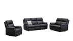 Harbour leather 3 pcs recliner suite