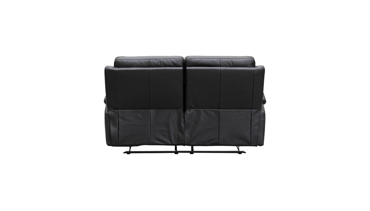 Harbour Leather Recliner 1/2/3 Seat-(Grey / Black)