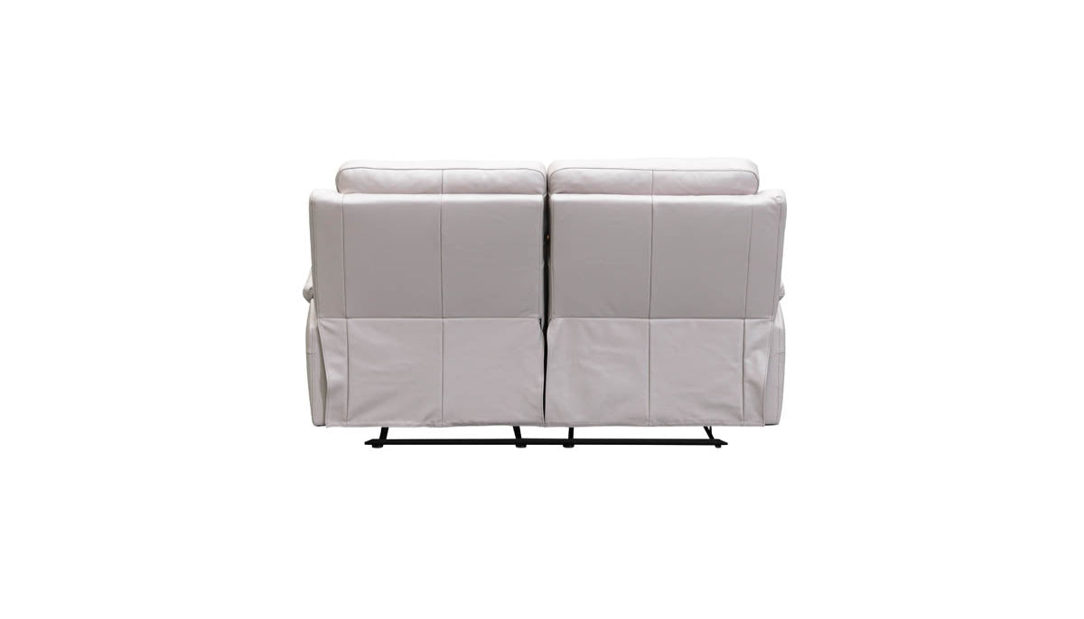 Harbour Leather Recliner 1/2/3 Seat-(Grey / Black)