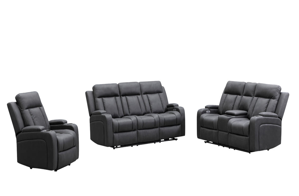 Jax Fabric Recliner 1/2/3 Seat-Rhino