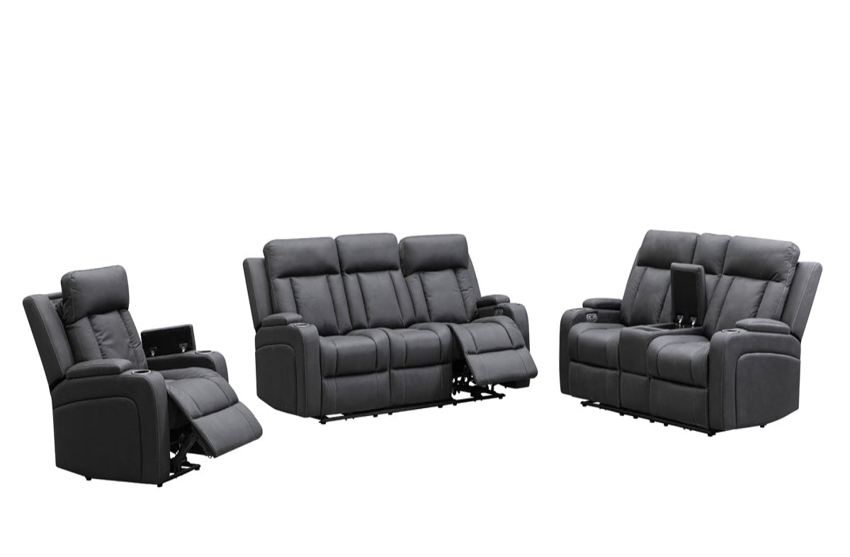 Jax Fabric Recliner 1/2/3 Seat-Rhino