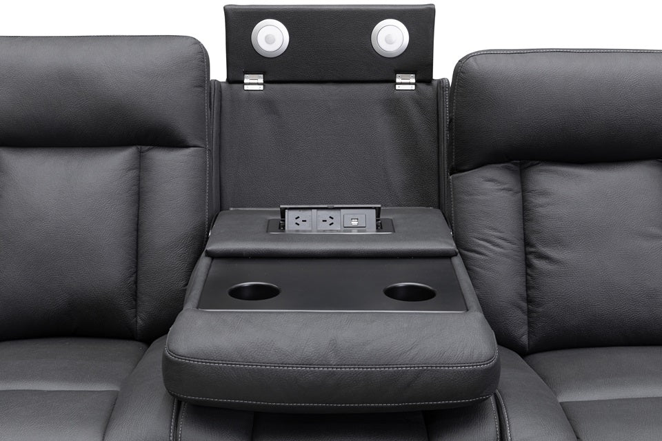 Jax Fabric 3 Seat Electric Recliner