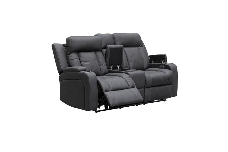 Jax fabric 2 seat electric recliner