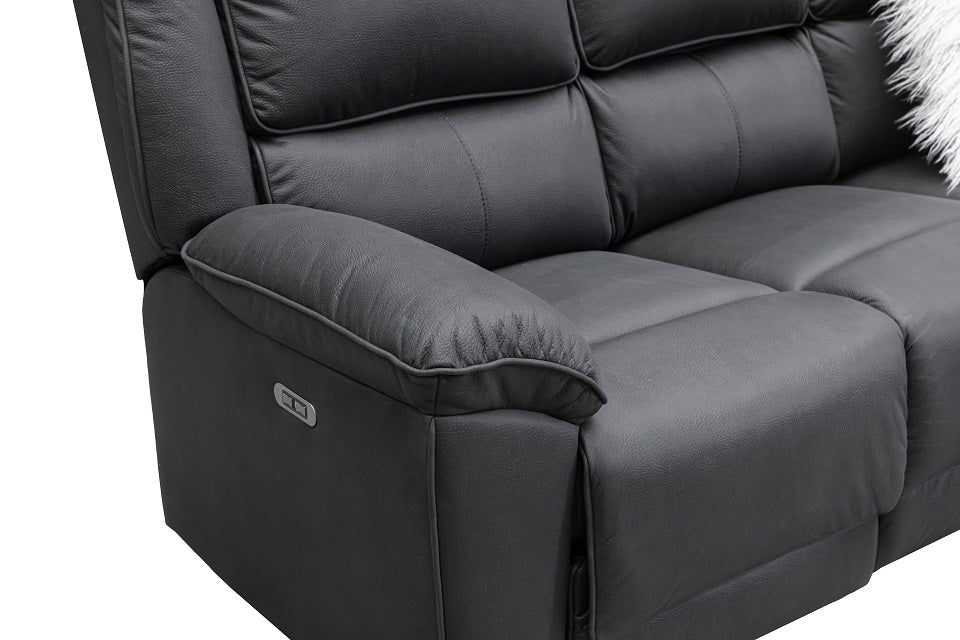 Owen Fabric 3 Seat Electric Recliner