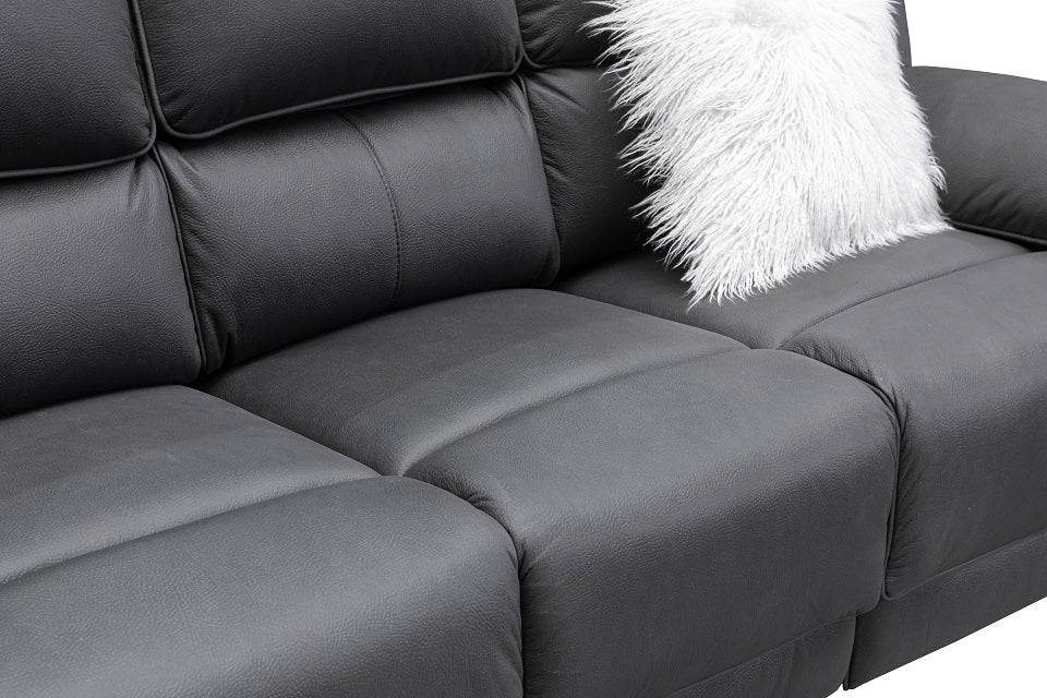 Owen Fabric 3 Seat Electric Recliner