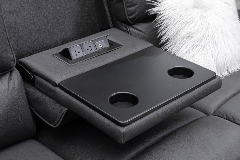 Owen Fabric 3 Seat Electric Recliner