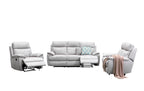 Evans fabric 3 pcs recliner suite