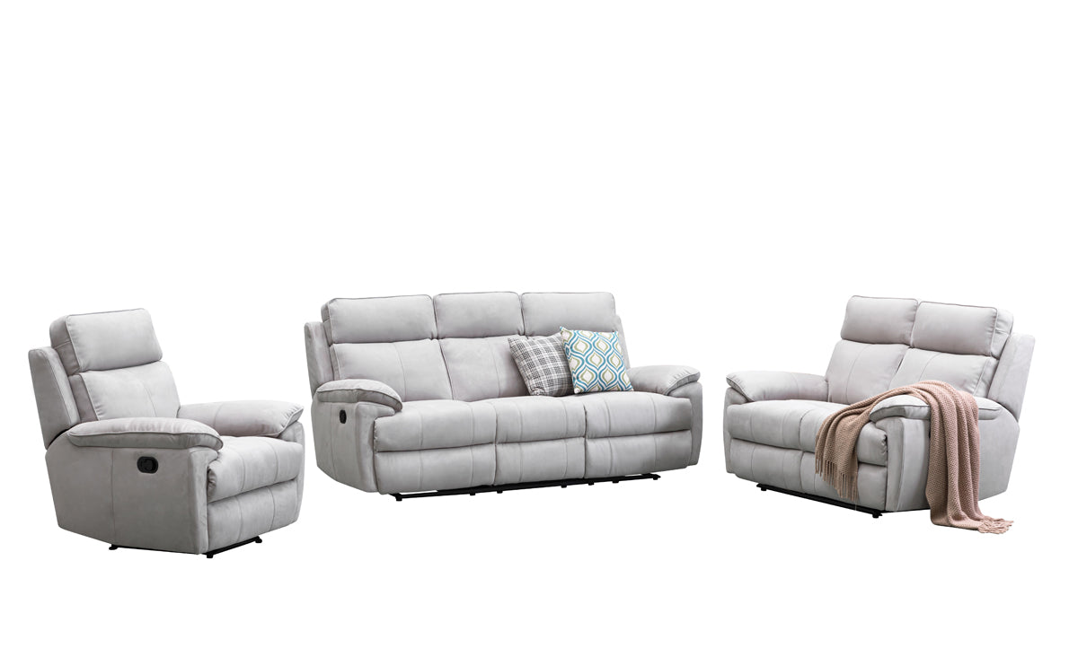 Evans Fabric Recliner 1/2/3 Seat Suite