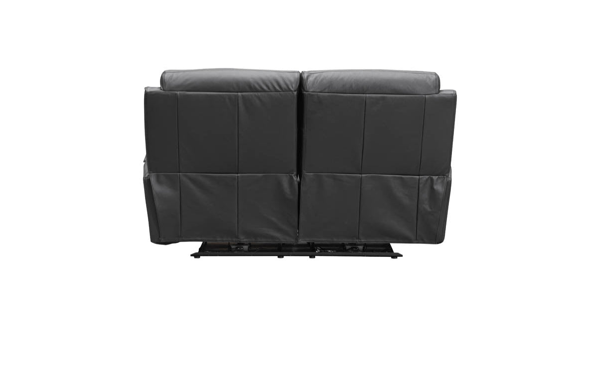 Archie Leather Recliner 1/2/3 Seat Suite - Black