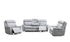 Archie fabric 3 pcs electric recliner suite