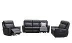 Archie leather 3 pcs electric recliner suite