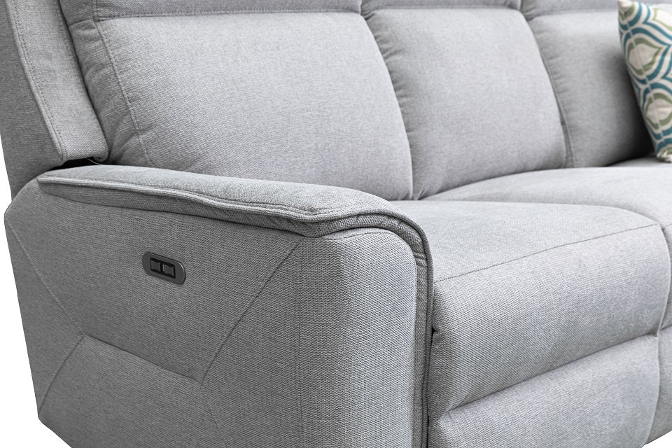 Archie Fabric 3 Seat Electric Recliner