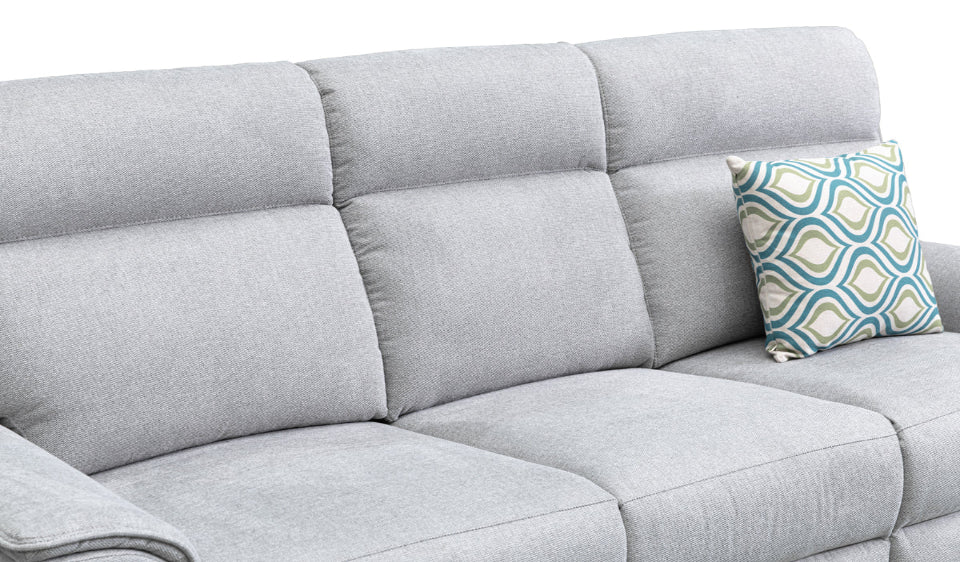 Archie Fabric Recliner 1/2/3 Seat Suite - Grey