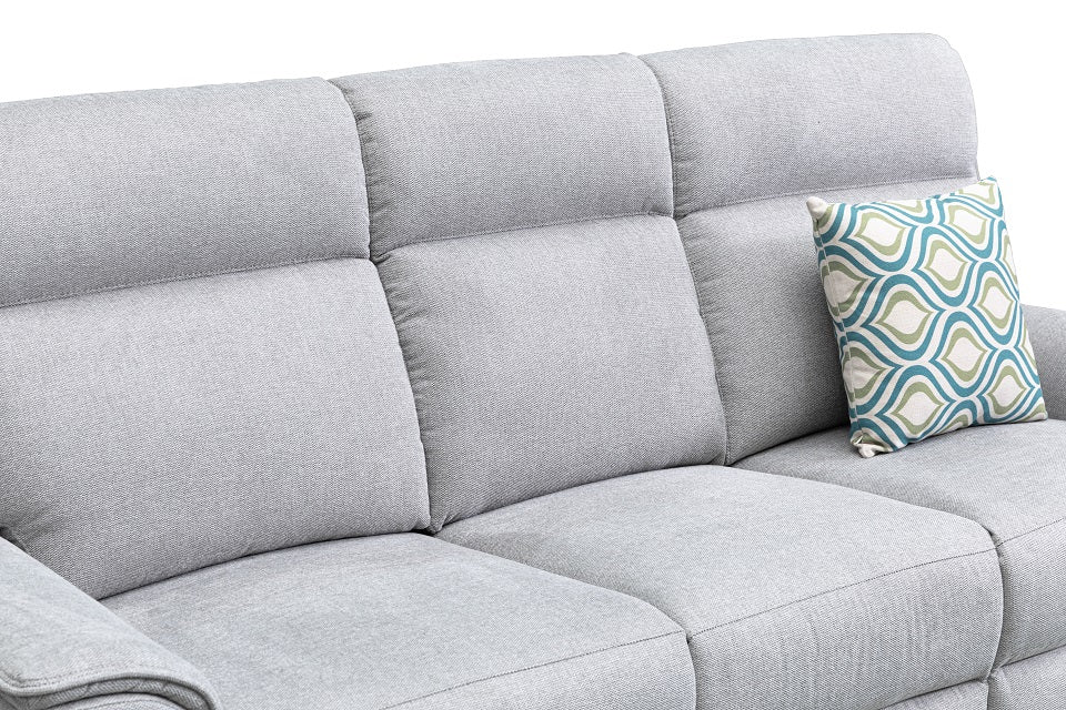 Archie fabric 3 pcs electric recliner suite