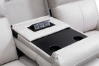 Archie Leather 3 Seat Electric Recliner