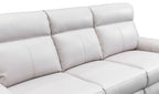 Archie Leather Recliner 1/2/3 Seat Suite-Light Grey