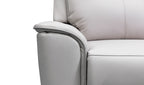 Archie Leather Recliner 1/2/3 Seat Suite-Light Grey