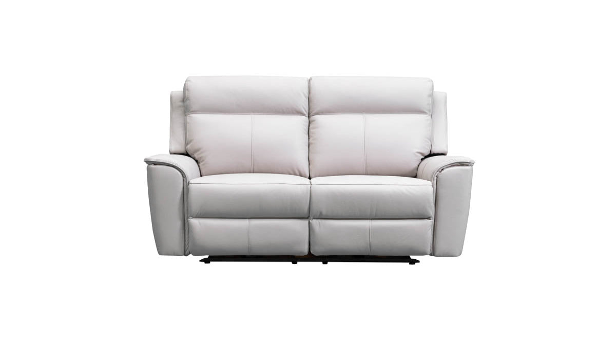 Archie Letherin Archie Light Grey Leather Recliner - 1/2/3 Seat Lounge NZ – Furniture Now