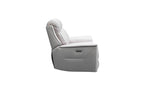 Archie Leather Recliner 1/2/3 Seat Suite-Light Grey