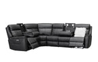Archie Leather 6 Seat Corner Lounge
