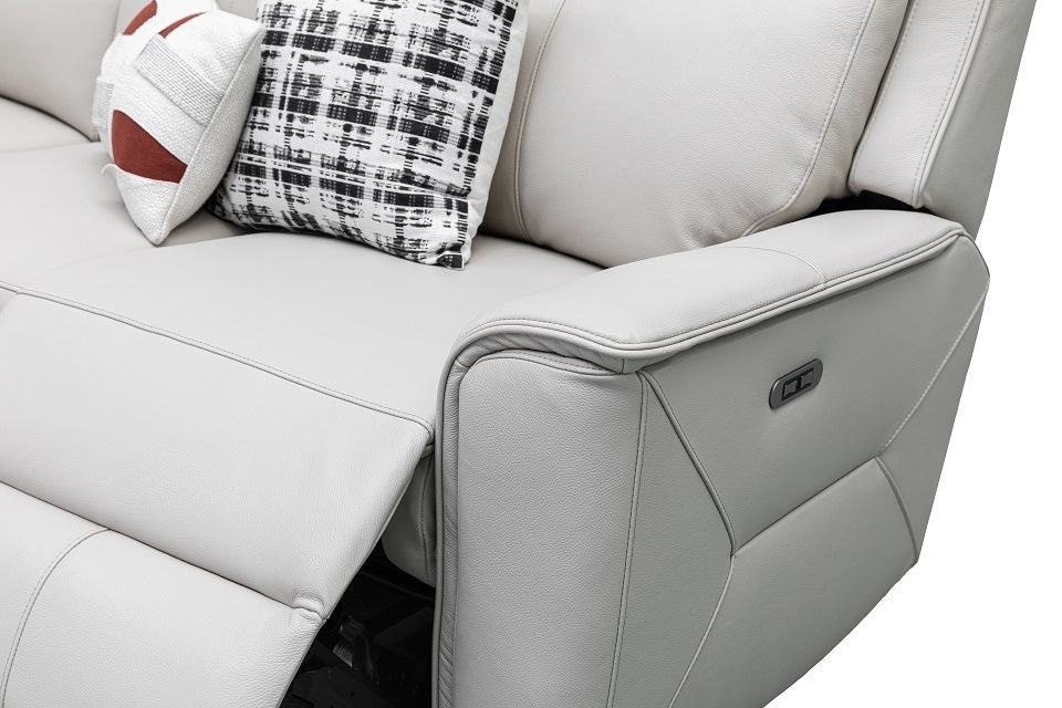 Archie Leather 6 Seat Corner Lounge