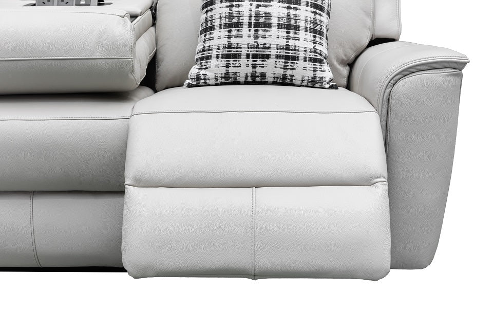 Archie Leather 6 Seat Corner Lounge