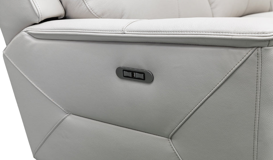 Archie leather 6 Seat Corner Recliner Lounge