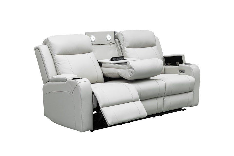 Louise Leather 3 Seat Electric Recliner