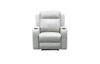 Louise Leather Recliner 1/2/3 Seat-(Grey / Black)