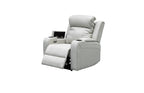Louise Leather Recliner 1/2/3 Seat-(Grey / Black)