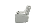 Louise Leather Recliner 1/2/3 Seat-(Grey / Black)