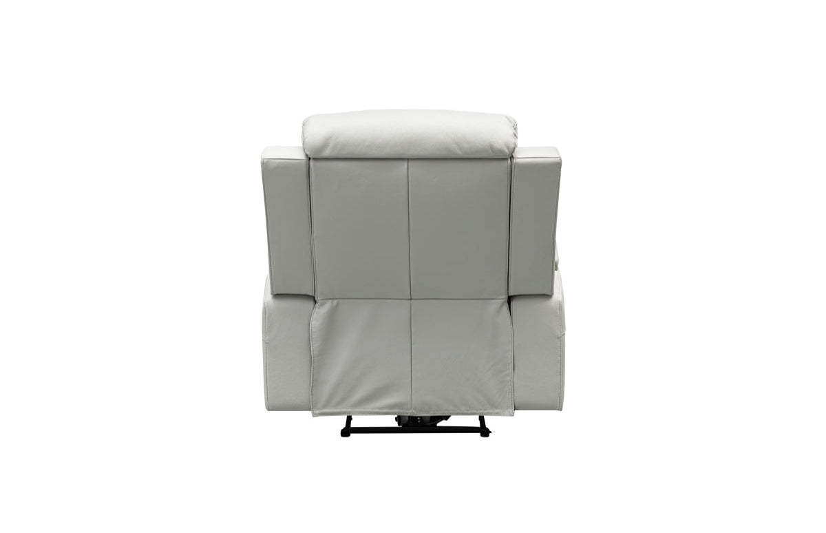 Louise Leather Recliner 1/2/3 Seat-(Grey / Black)