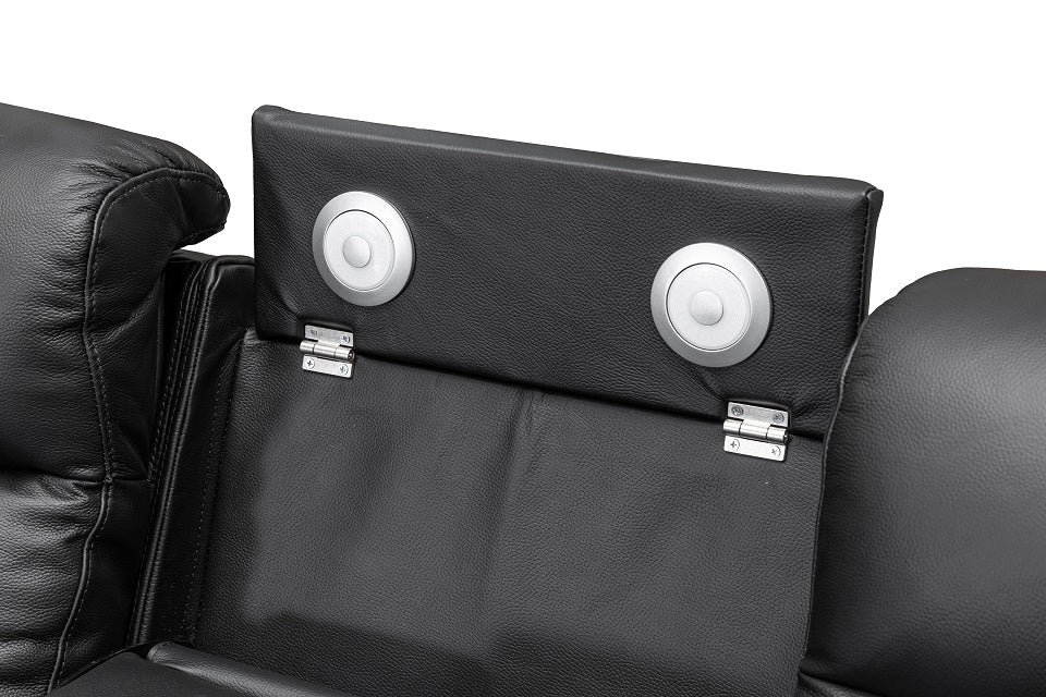 Louise Leather 3 Seat Electric Recliner