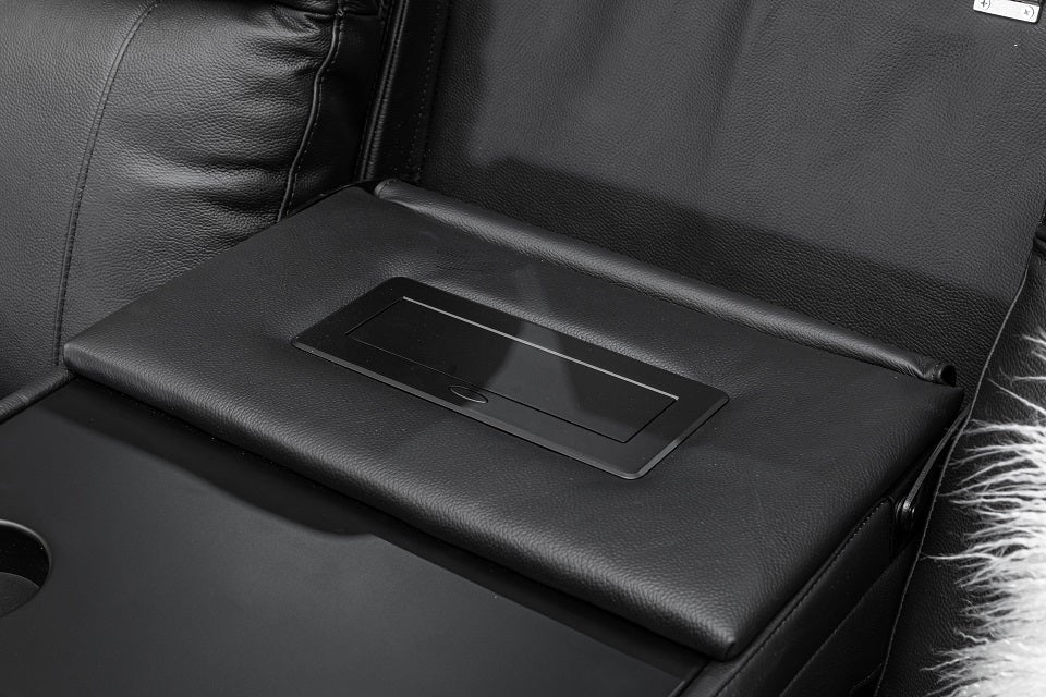 Louise Leather 3 Seat Electric Recliner