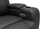 Louise Leather Recliner 1/2/3 Seat-(Grey / Black)